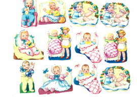 Setje poezieplaatjes los Baby's & Peuters MLP 1414