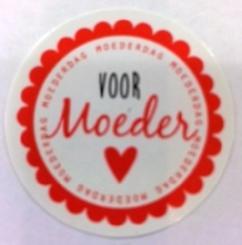 Stickertje  Voor Moeder