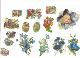 Setje poezieplaatjes los Bloemen 4