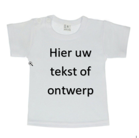 T-Shirt met tekst of afbeelding korte mouw