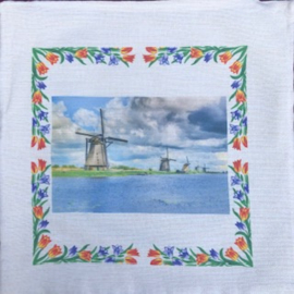 Kussensloop Windmills of Kinderdijk