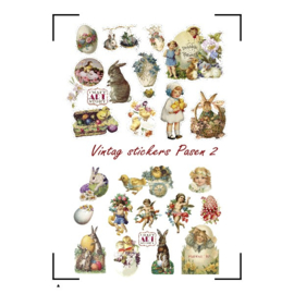 A4 Stickervel Cute Vintage Easter 2