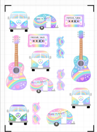A4 Stickervel Festival