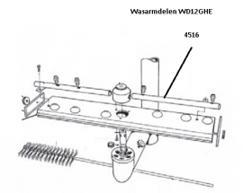 Naspoelarm sproeiers buiten WD-12GHE [4516]