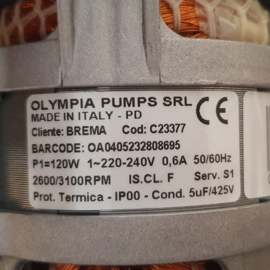 circulatiepomp fir 4240.2300 120W 230V 50/60Hz L 240mm rotatierichting rechts ingang ø 22mm