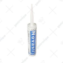 Kit hittebestendig deurrubber oven black sealant novasil s76 310 ml