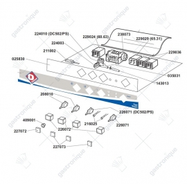 Magneetschakelaar / Relais Finder 62.83.8.230.0300