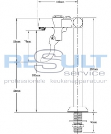 Glazenvuller T&S type EU-1210