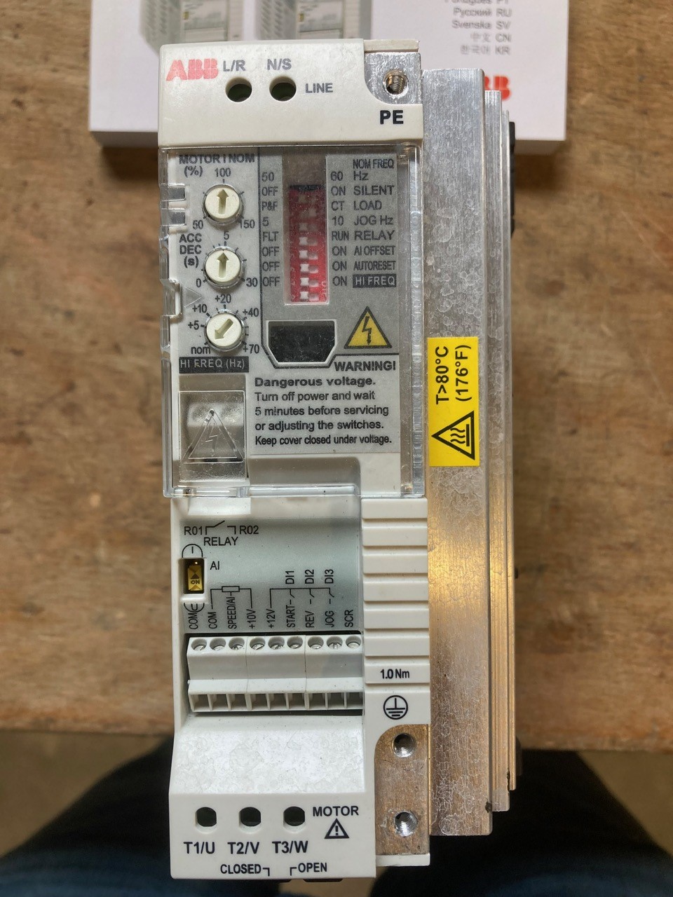 abb frequentie regelaar 0,75 kw