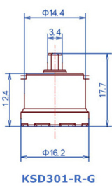 Thermostaat maximaal KSD301