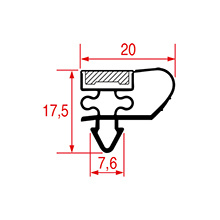 Deurrubber Gamko 765 x 507 mm GRIJS