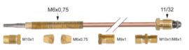 thermokoppel set universeel L 900 mm 6-delig