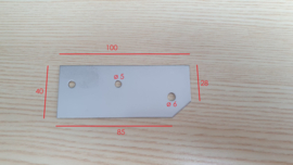 reparatieplaat deur Afinox koelwerkbank