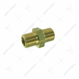 dubbelnippel koper draad 1/2″ – 1/2″ vpe 1stuk