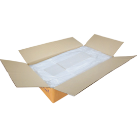 Hemddraagtas wit 27/12x48cm 2000st Tpk290043