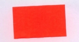 Etiket 26x16 rechthoek fluor rood afneembaar  Td27173114