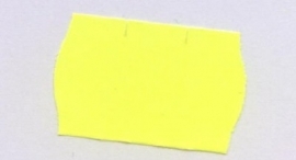Etiket 26x16 golfrand geel afneembaar Td27183116