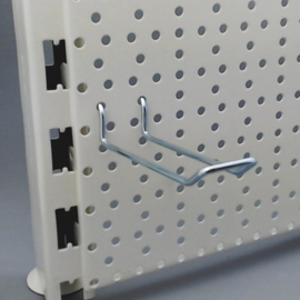 Perfo rugwand 66.5x40cm wit