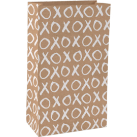 Cadeauzakje XOXO 18x10x31cm 50st Tpk242614