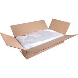Hemddraagtas transparant 25/12x50cm 1000st Tpk290053