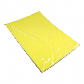 Fluor karton 48x68cm geel 10st