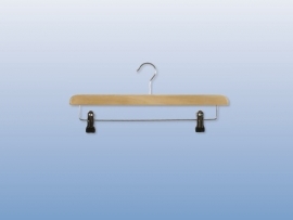 Houten hanger 40cm met klemmen Tus7108009L