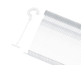 Nylon textielpins 35mm standaard met haak 5000st Td303102255