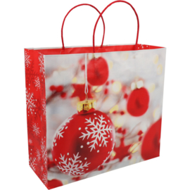 Draagtas Christmas Ball 22x10x27cm Tpk773300