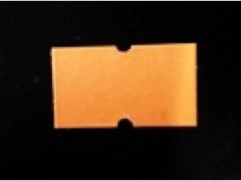 Etiket 21x12 rechthoek fluor oranje permanent Td27383015