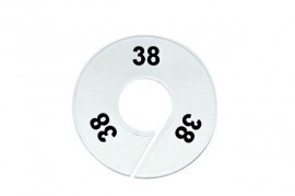 Maatring 9 cm wit/zw 61 Td05601061