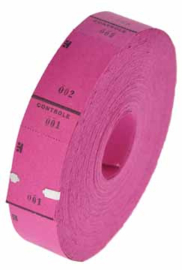 Ticketrol fuchsia-roze 1000st. Td35990036
