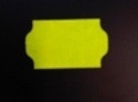 Etiket 32x19 golfrand fluor geel perm 2-slit Td27213016