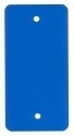 PVC-labels 54x108mm blauw 2 gaten 1000st Td35987118
