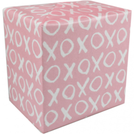 Zijdevloei roze XOXO 50x70cm Tpk331548