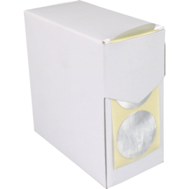 Etiket -kadootje- zilver 500st
