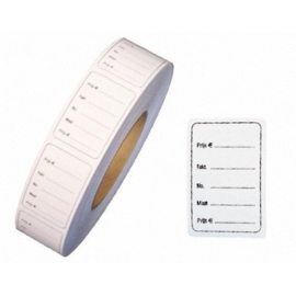 Package deal textieltang, riddersporen, bedrukte etiketten en naalden Tpd012017B