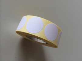 Prijssticker Ø17mm wit 1000/rol Th99031817