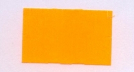 Etiket 26x16 rechthoek fluor oranje permanent Td27173015