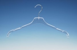 Transparante kledinghanger 43cm WGR43L
