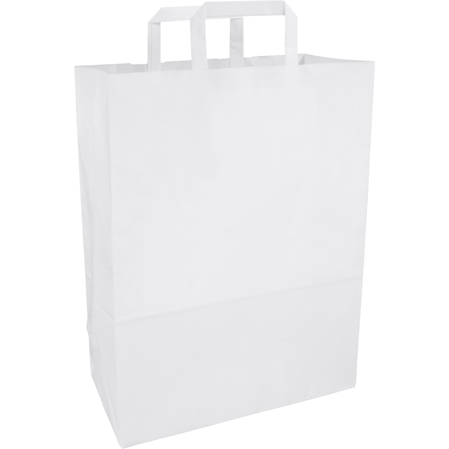 Papieren draagtas wit 32/16x43cm Tpk270205