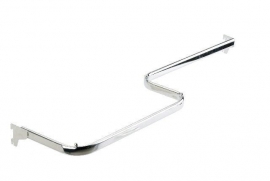 Combi kledingbeugel 100cm chroom