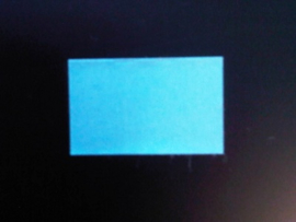 Etiket 26x16 rechthoek blauw permanent Td27173008