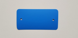 PVC-labels 54x108mm blauw 2 gaten 1000st Td35987118
