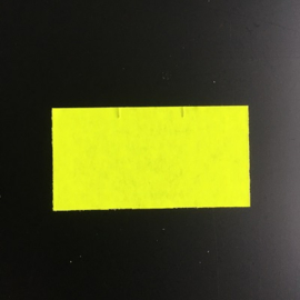 Etiket 37x19 fluor geel permanent Td27283016