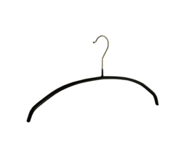 Hanger zwart anti-slip rubber 40cm MT40L