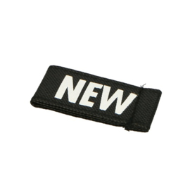 Kledinghanger label vaantje zwart -NEW- 10 stuks