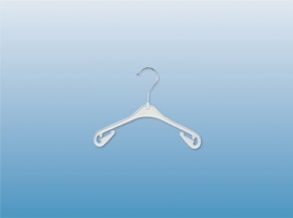 Kunststof kinder/baby hanger wit 26cm 500st NA26wit