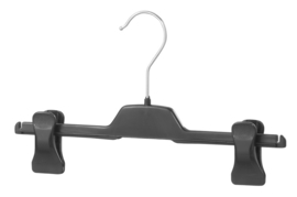 Kunststof knijphanger zwart 28cm PGM30L