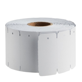 Hangetiket op rol 75x35mm blanco 1000st