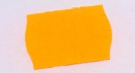 Etiket 26x16 golfrand oranje permanent Td27183015L
